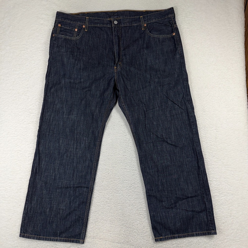 Levis 569 Loose Straight Jeans Mens 44x30 (44x27) Blue Baggy Relaxed Fit Denim - Picture 1 of 12